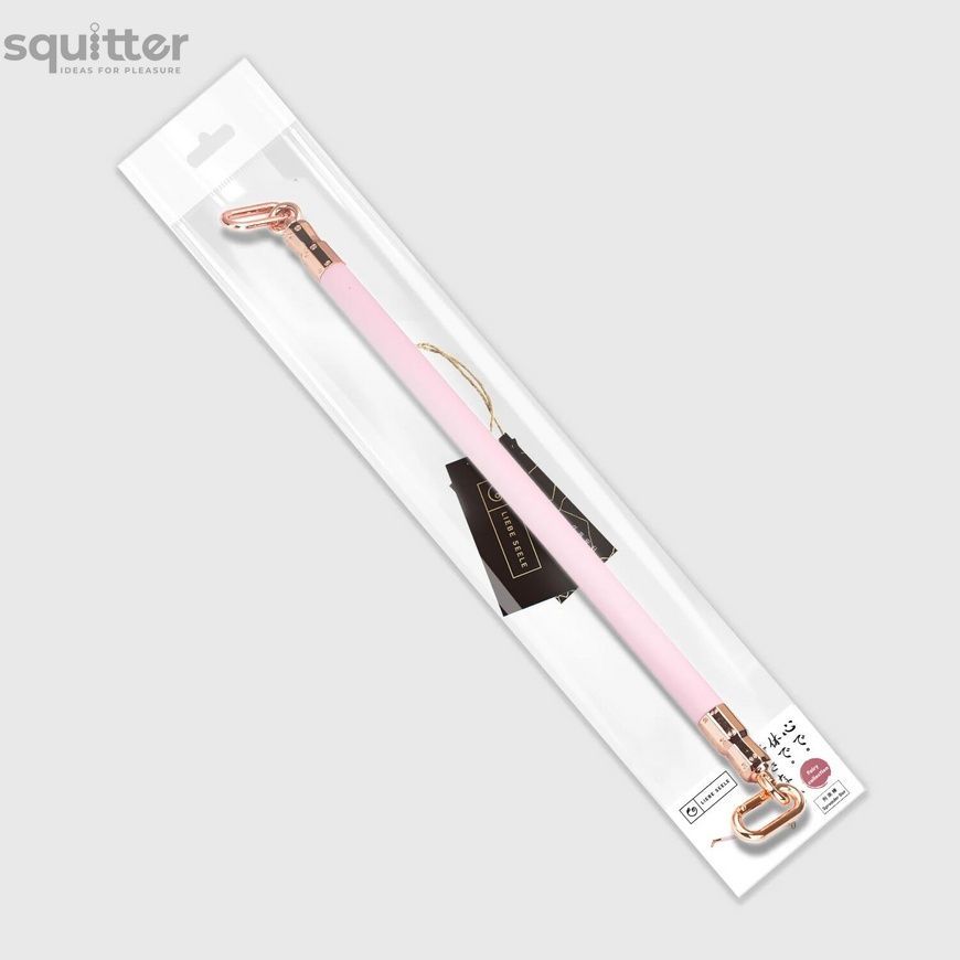 Жорстка розпірка Liebe Seele Pink Leather Spreader Bar SX2831 - онлайн-сексшоп Сквітер