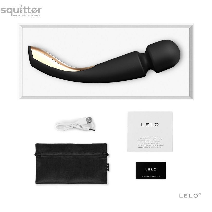 Вібромасажер LELO Smart Wand 2 Medium Black SO8097 фото