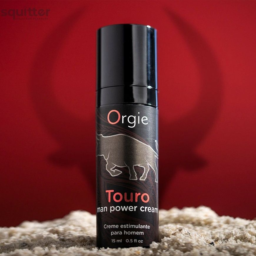 Крем для посилення ерекції Orgie Touro Power Cream, 15 мл, з таурином, гінкго та коренем женьшеню SX1560 - онлайн-сексшоп Сквітер