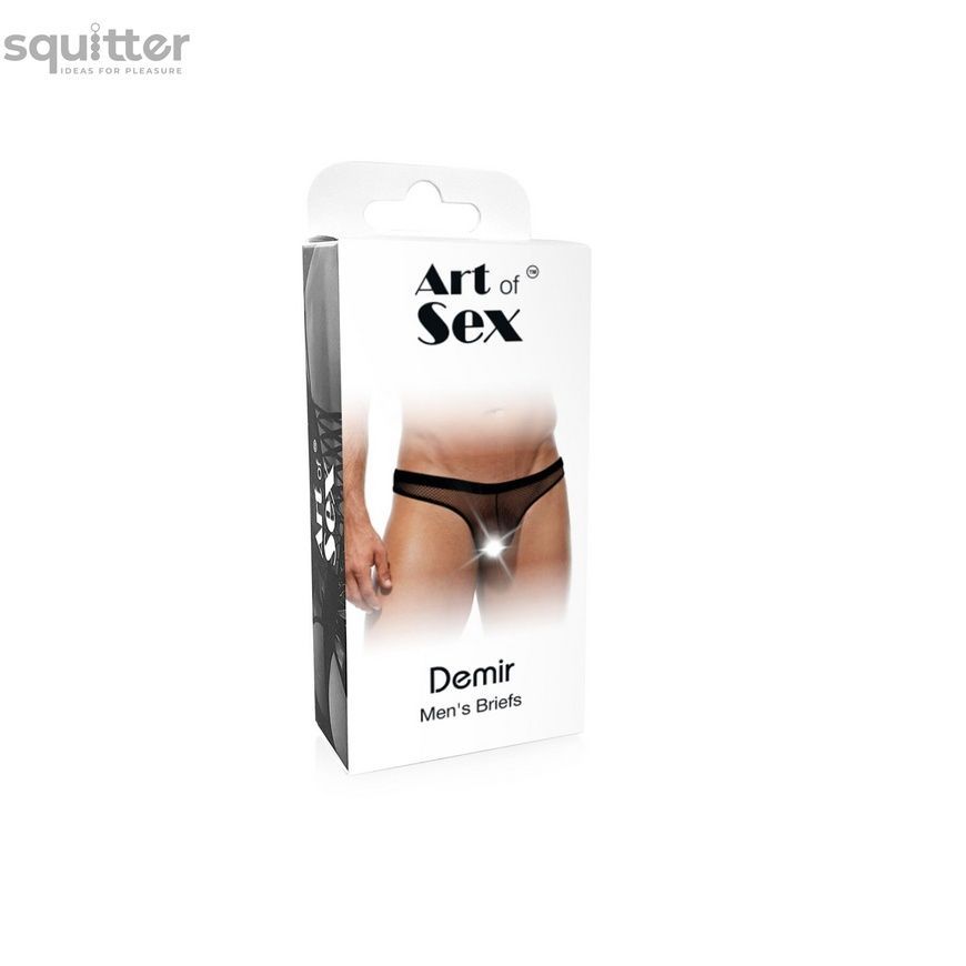 Чоловічі труси з сітки Art of Sex &mdash; Demir, колір чорний, розмір XS-M SX3878 - онлайн-сексшоп Сквітер