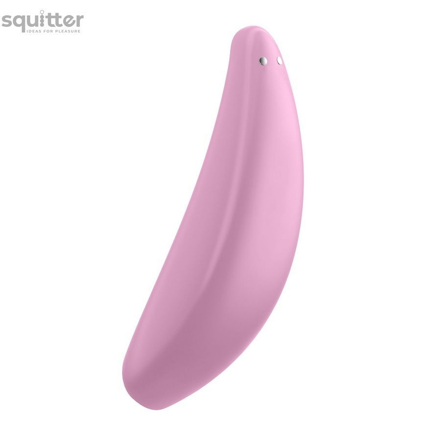 Мощный вакуумный клиторальный стимулятор Satisfyer Curvy 3+ с управлением через интернет SO3893 - онлайн-сексшоп Сквитер