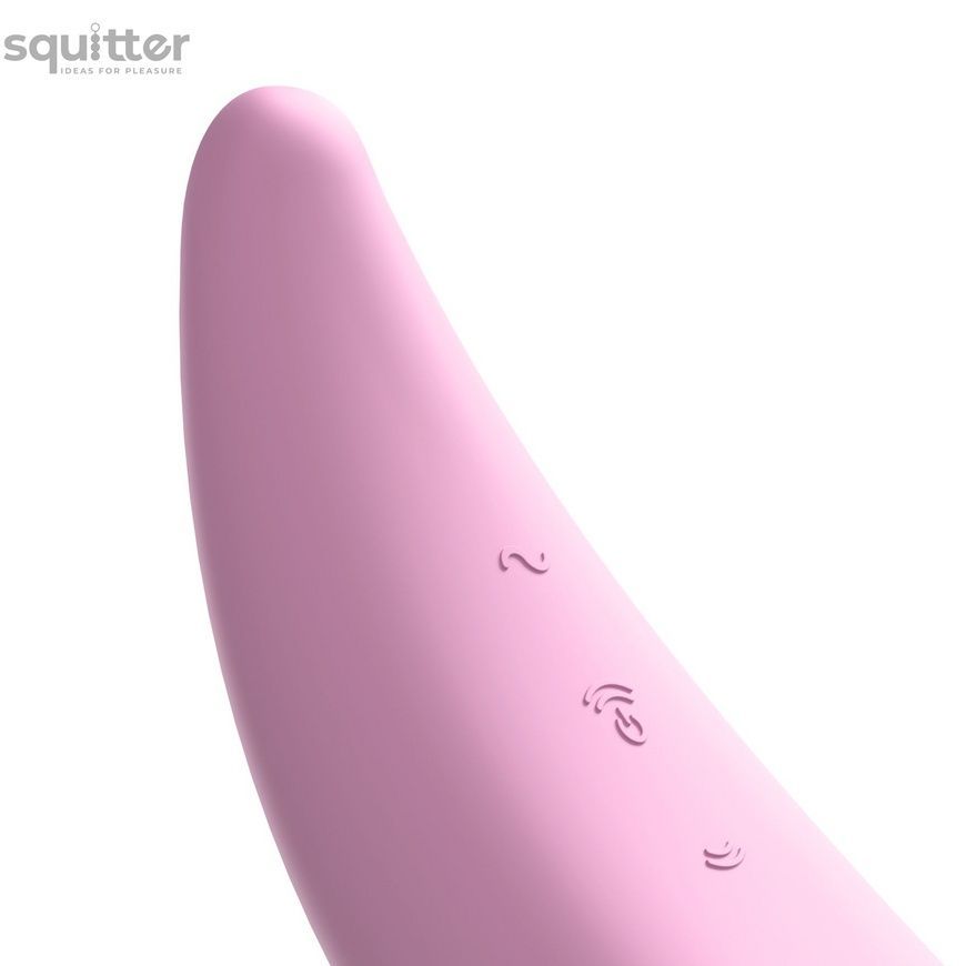 Мощный вакуумный клиторальный стимулятор Satisfyer Curvy 3+ с управлением через интернет SO3893 - онлайн-сексшоп Сквитер
