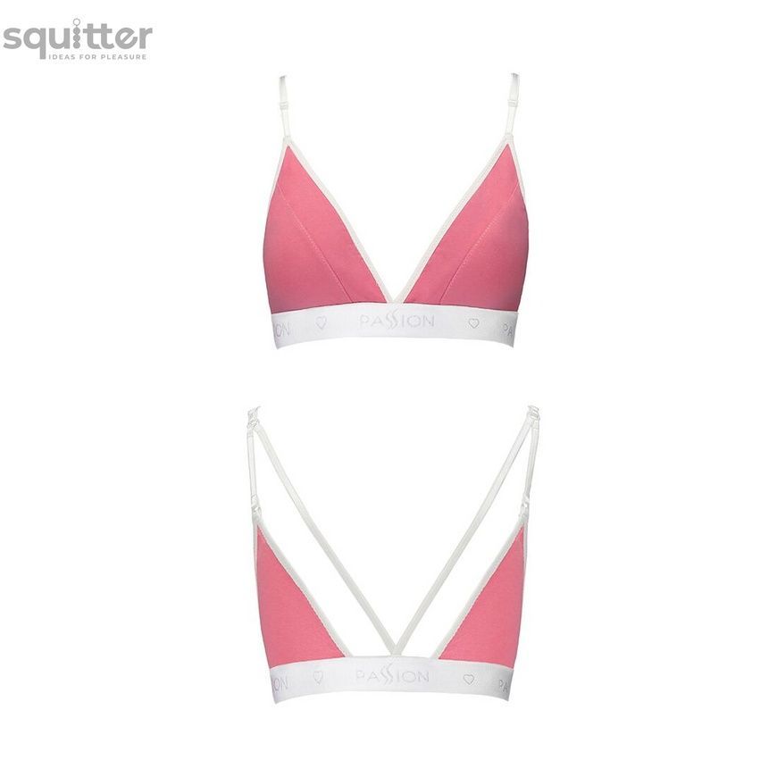 Спортивний топ з подвійними бретелями Passion PS007 TOP XL, pink SO4274 - онлайн-сексшоп Сквітер
