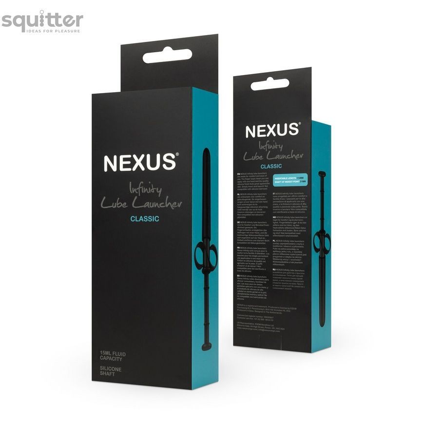 Шприц для введення змазки Nexus Infinity Lube launcher Classic, об&rsquo;єм 15 мл SX2417 - онлайн-сексшоп Сквітер