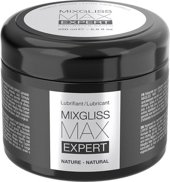 Густая смазка для фистинга и анального секса MixGliss MAX Expert Nature (250 мл) на водной основе SO2736 фото