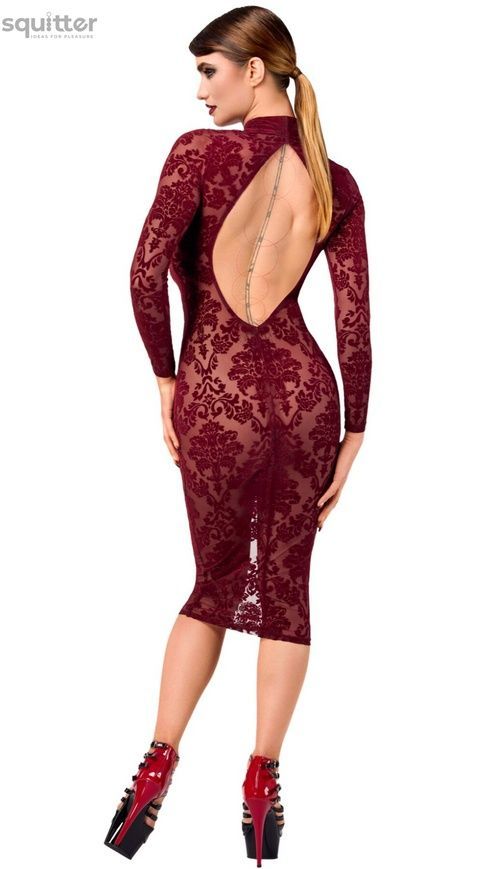 Сукня Noir Handmade F384 Kink Royal midi dress L SX4160 - онлайн-сексшоп Сквітер