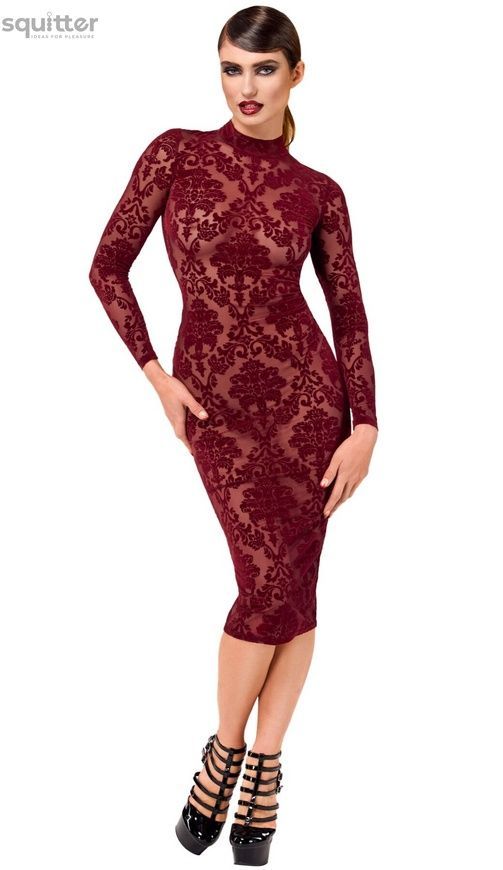 Сукня Noir Handmade F384 Kink Royal midi dress L SX4160 - онлайн-сексшоп Сквітер