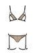 Еротичний комплект спідньої білизни Passion GABI SET XXL/XXXL beige, трусики з гартерами SO8438,3 - інтернет-магазин інтимних товарів Squitter