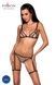 Еротичний комплект спідньої білизни Passion GABI SET XXL/XXXL beige, трусики з гартерами SO8438,1 - інтернет-магазин інтимних товарів Squitter