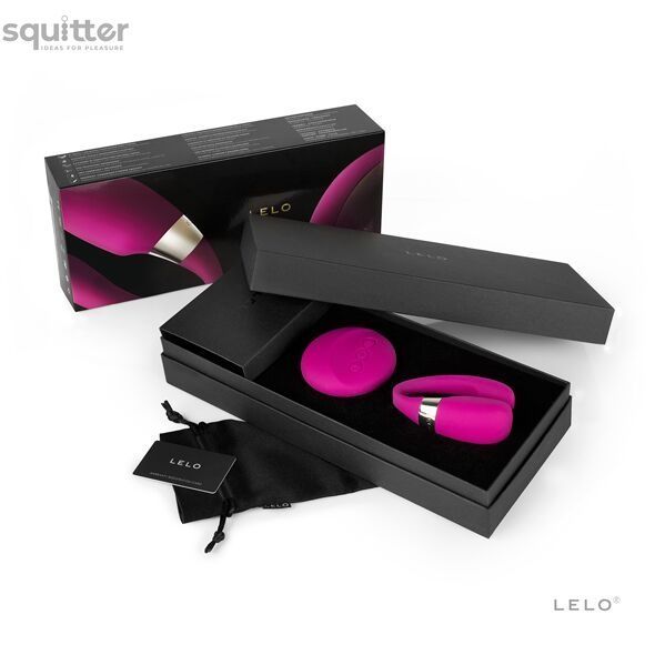Вибратор для пар LELO Tiani 3 Cerise, 2 мотора, пульт ДУ SO8115 - онлайн-сексшоп Сквитер
