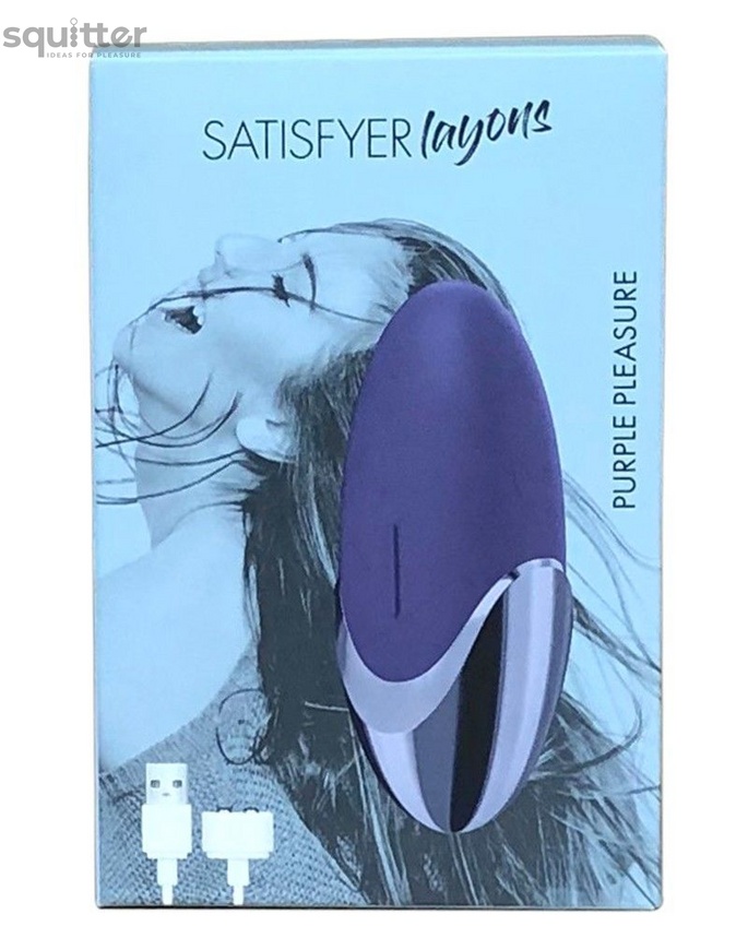 Мощный вибратор Satisfyer Lay-On - Purple Pleasure, водонепроницаемый,15 режимов работы SO3015 фото