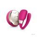 Вибратор для пар LELO Tiani 3 Cerise, 2 мотора, пульт ДУSO8115,1 - интернет-магазин интимных товаров Squitter