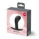 Анальна пробка Fun Factory BOOTIE L Black, діаметр 3,8 см, тонкий обмежувач SX3666,7 - інтернет-магазин інтимних товарів Squitter