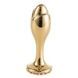 Металева анальна пробка LOCKINK SEVANDA Pearl Rose-shape Anal Plug, зі штучною перлиною SX0888,2 - інтернет-магазин інтимних товарів Squitter