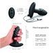Анальна пробка з вібрацією та перлинним масажем Dorcel Spin Plug, макс. діам. 3,8 см, пульт ДК SO9019,4 - інтернет-магазин інтимних товарів Squitter