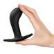 Анальна пробка Fun Factory BOOTIE L Black, діаметр 3,8 см, тонкий обмежувач SX3666,5 - інтернет-магазин інтимних товарів Squitter