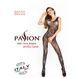 Бодістокінг Passion BS020 black, комбінезон, фантазійний візерунок PBS020B,5 - інтернет-магазин інтимних товарів Squitter