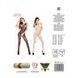 Бодістокінг Passion BS020 black, комбінезон, фантазійний візерунок PBS020B,6 - інтернет-магазин інтимних товарів Squitter