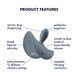 Анальна вібропробка Satisfyer Booty Absolute Beginners 2, для початківців, ввідна частина 3,5 см SX0665,5 - інтернет-магазин інтимних товарів Squitter