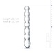 Стеклянный дилдо в виде бусин Gildo Glass Dildo No. 19 SO4419 фото 4