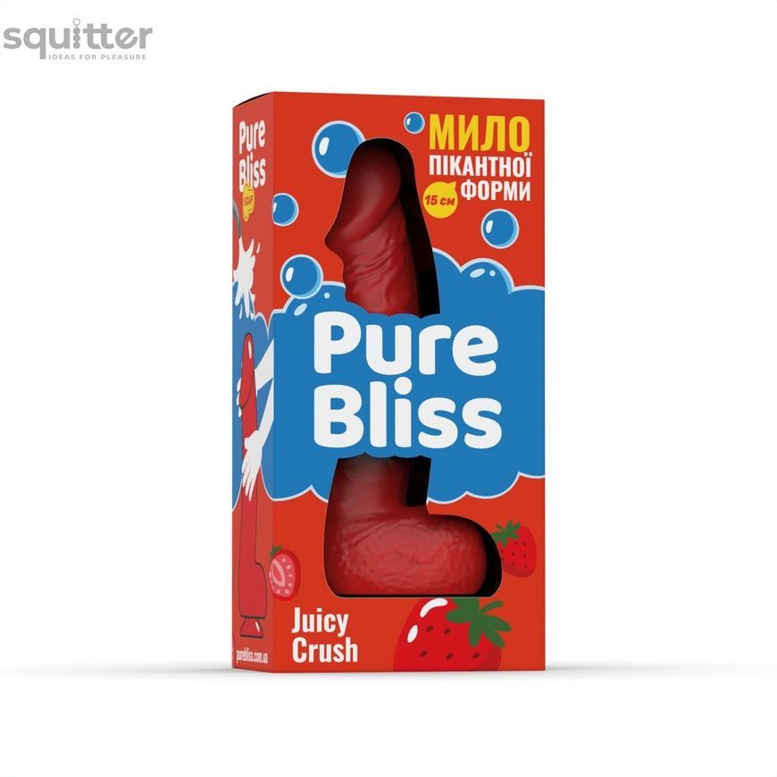 Ароматне мило пікантної форми Pure Bliss Red Juicy Crush (Ягідний вибух) 15 см SX3024 - онлайн-сексшоп Сквітер