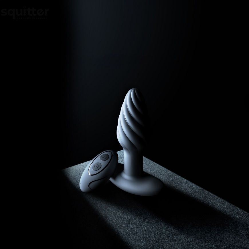 Анальна пробка з вібрацією та перлинним масажем Dorcel Spin Plug, макс. діам. 3,8 см, пульт ДК SO9019 - онлайн-сексшоп Сквітер