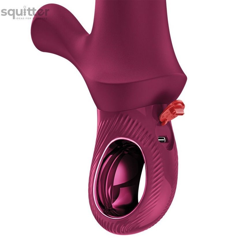 Пульсатор Fun Factory Bi Stronic Curve Wine Red SX4314 - онлайн-сексшоп Сквітер
