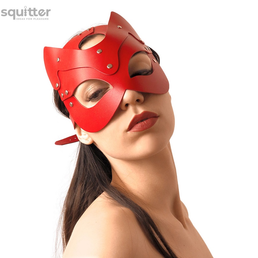 Маска Кішечки Art of Sex - Cat Mask, Червоний SO7769 фото