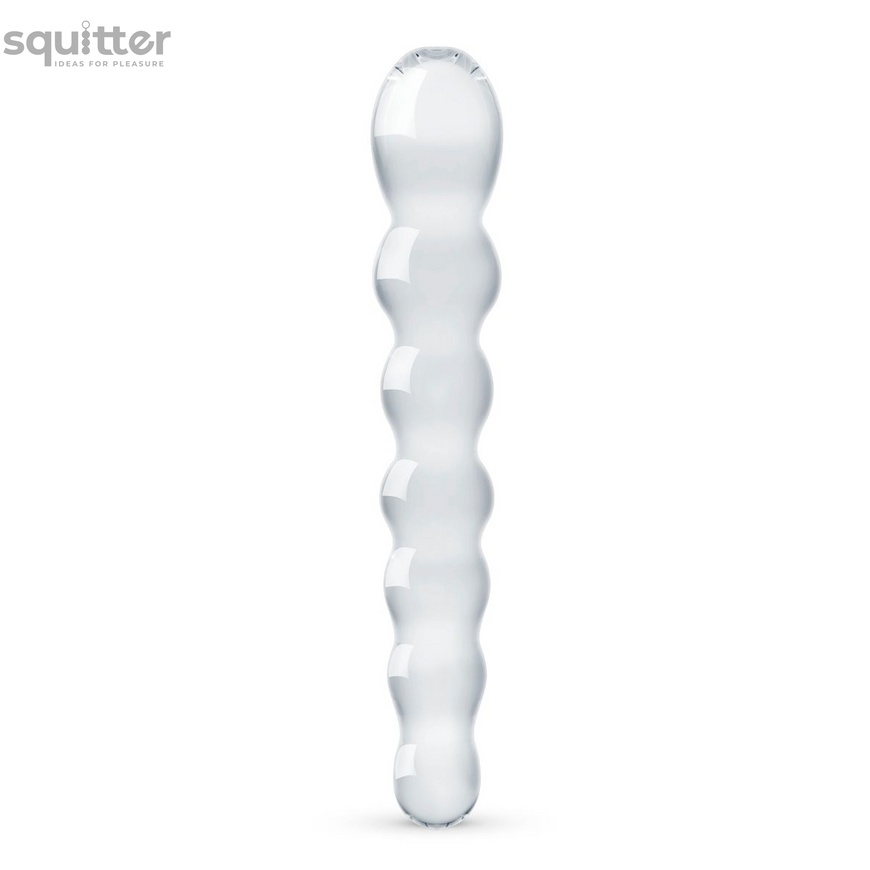 Стеклянный дилдо в виде бусин Gildo Glass Dildo No. 19 SO4419 фото