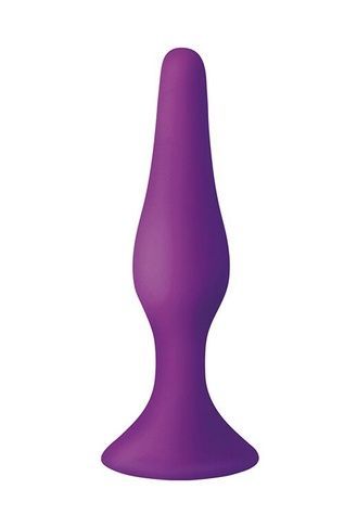 Анальна пробка з присоскою MAI Attraction Toys №35 Purple, довжина 15,5 см, діаметр 3,8см SO5007 - онлайн-сексшоп Сквітер