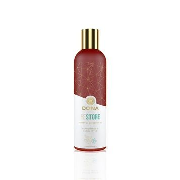 Натуральное массажное масло DONA Restore - Peppermint & Eucalyptus (120 мл) с эфирными маслами SO2620 - онлайн-сексшоп Сквитер