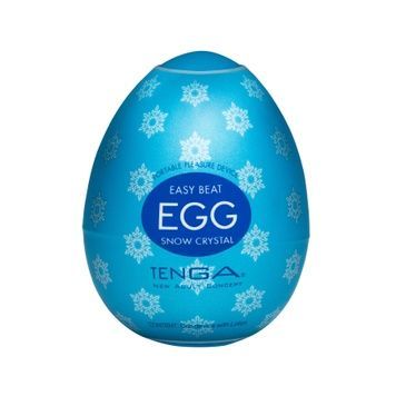 Мастурбатор-яйцо Tenga Egg Snow Crystal с охлаждающим лубрикантом SO8063 - онлайн-сексшоп Сквитер