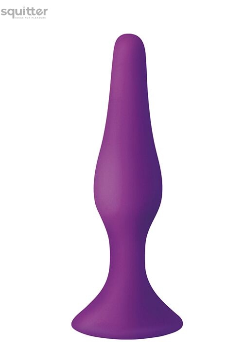 Анальна пробка з присоскою MAI Attraction Toys №35 Purple, довжина 15,5 см, діаметр 3,8см SO5007 фото