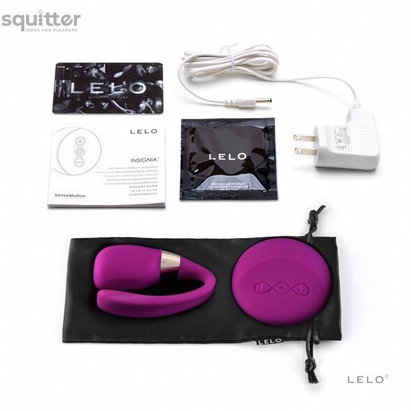 Вібратор для пар LELO Tiani 3 Deep Rose, 2 мотори, пульт ДК SO8116 - онлайн-сексшоп Сквітер