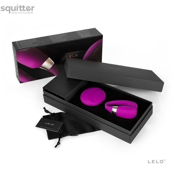 Вібратор для пар LELO Tiani 3 Deep Rose, 2 мотори, пульт ДК SO8116 - онлайн-сексшоп Сквітер