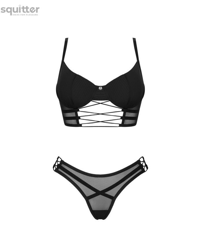 Комплект Obsessive Roxelia 2-pcs set XL/2XL SO9070 - онлайн-сексшоп Сквітер