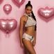 Мереживний еротичний комплект з топом One Size White SO3706,3 - інтернет-магазин інтимних товарів Squitter