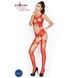 Бодистокинг Passion BS039 red, комбинезон, имитация чулокPBS039R,2 - интернет-магазин интимных товаров Squitter