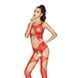Бодистокинг Passion BS039 red, комбинезон, имитация чулокPBS039R,1 - интернет-магазин интимных товаров Squitter