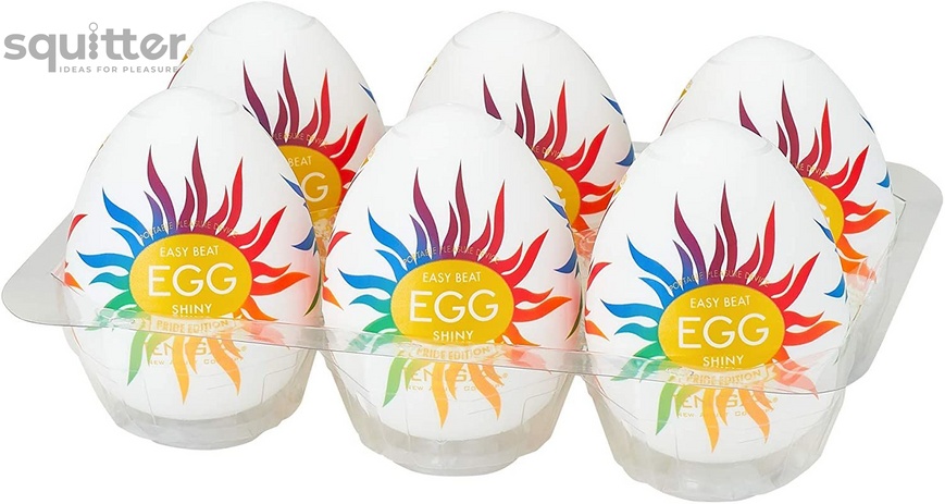 Набор мастурбаторов-яиц Tenga Egg Shiny Pride Edition (6 яиц) SO3816 фото