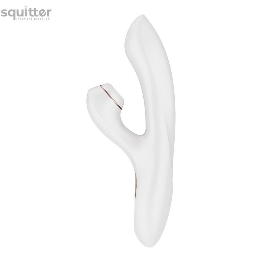 Вакуумний вібратор-кролик Satisfyer Pro+ G-Spot Generation 2 White SX4315 - онлайн-сексшоп Сквітер