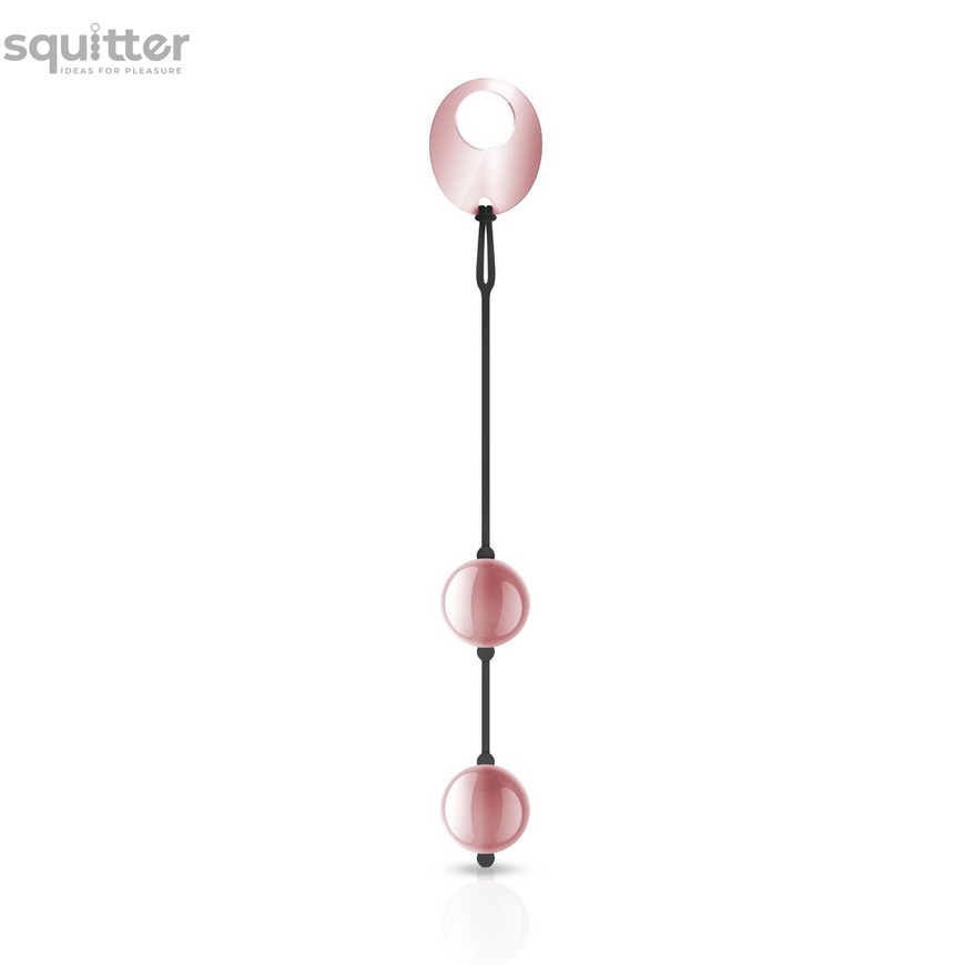 Металлические вагинальные шарики Rosy Gold - Nouveau Kegel Balls, вес 376гр, диаметр 2,8см SO4594 фото