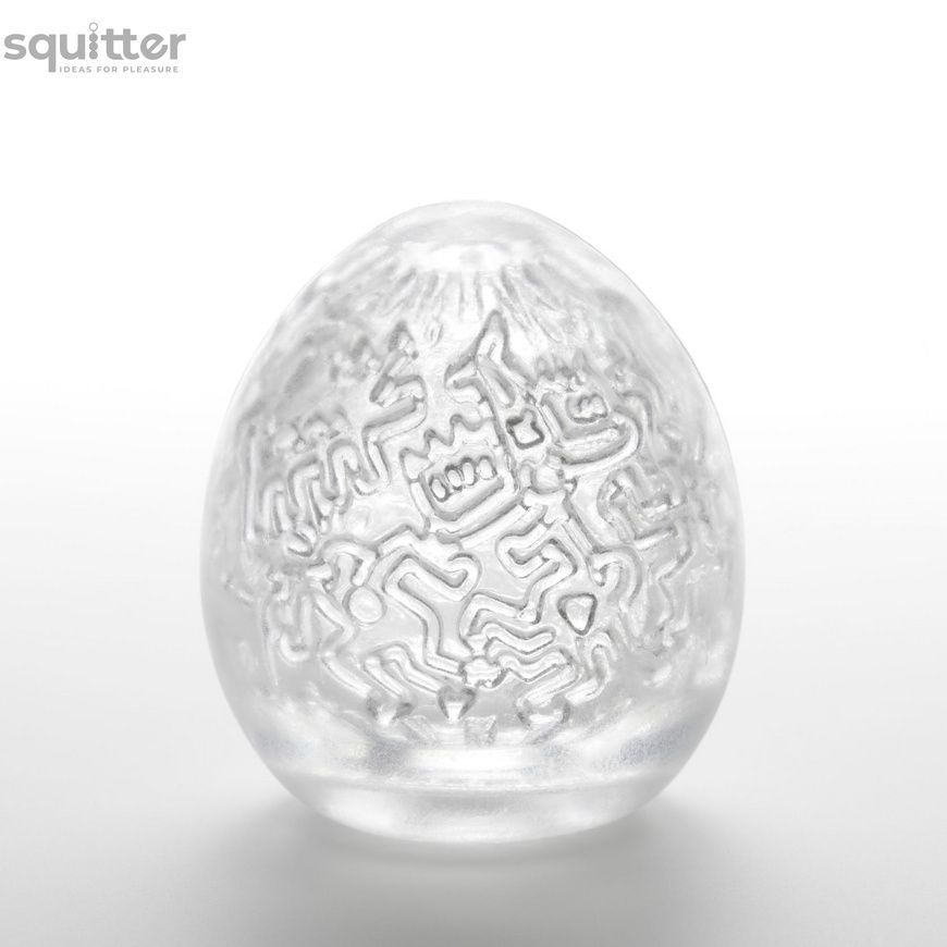 Набор мастурбаторов-яиц Tenga Keith Haring Egg Party (6 яиц) SO1652 - онлайн-сексшоп Сквитер