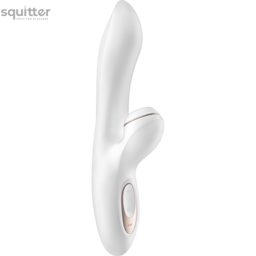 Вакуумный вибратор-кролик Satisfyer Pro Plus G-Spot Rabbit, первый кролик с вакуумом и вибрацией SO1829 фото