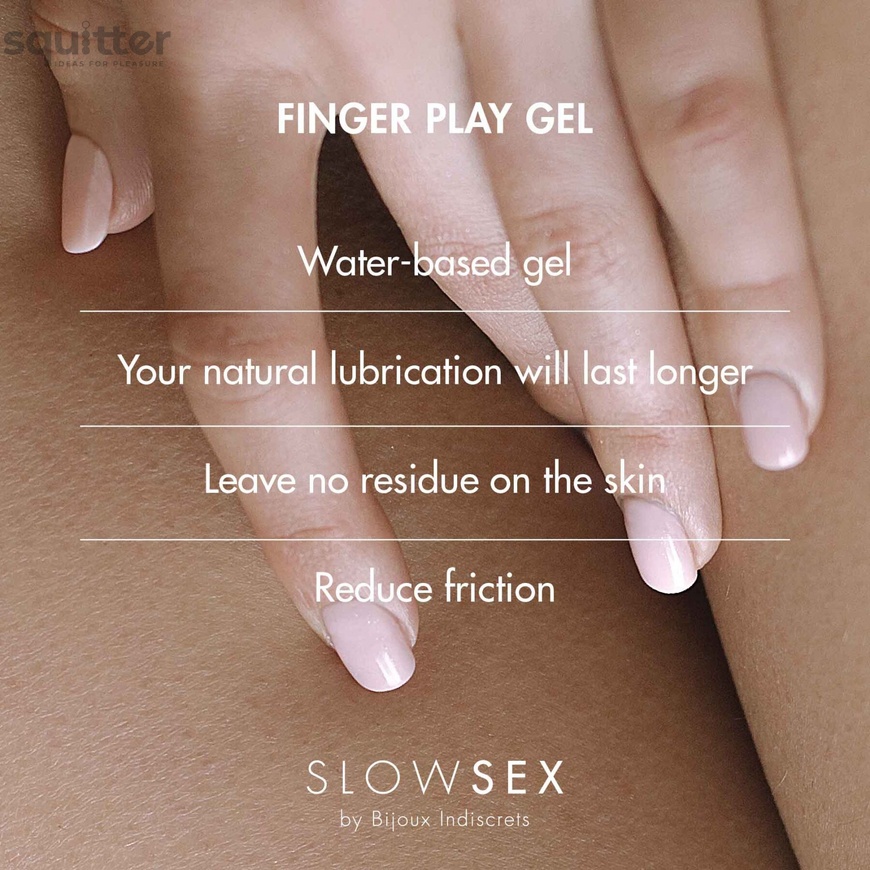 Гель-смазка для мастурбации Bijoux Indiscrets SLOW SEX - Finger play gel SO5901 фото