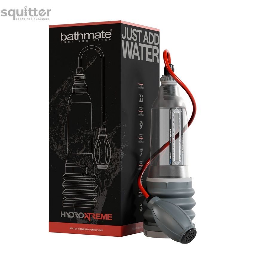 Гідропомпа Bathmate HydroXtreme 8, для члена довжиною від 15 до 20 см, діаметр до 5,5 см SX2304 - онлайн-сексшоп Сквітер