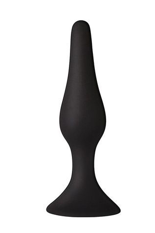 Анальна пробка з присоскою MAI Attraction Toys №35 Black, довжина 15,5 см, діаметр 3,8см SO5008 - онлайн-сексшоп Сквітер