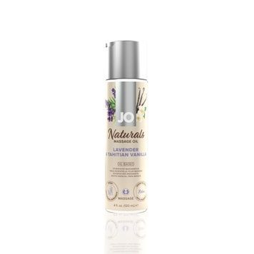 Массажное масло System JO &ndash; Naturals Massage Oil &ndash; Lavender & Vanilla с натуральными эфирными маслам SO6165 - онлайн-сексшоп Сквитер