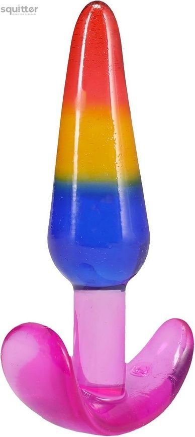 Набір анальних пробок Doc Johnson Crystal Jellies - Anal Trainer Set - Rainbow SX4435 - онлайн-сексшоп Сквітер