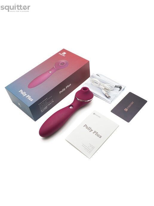 Вакуумный вибратор KISTOY Polly Plus Violet SO4958 - онлайн-сексшоп Сквитер